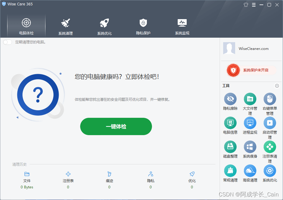 Wise Care 365 Pro v6.3.9.617 系统优化软件