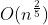 gif.latex?O%28n%5E%5Cfrac%7B2%7D%7B5%7D%29