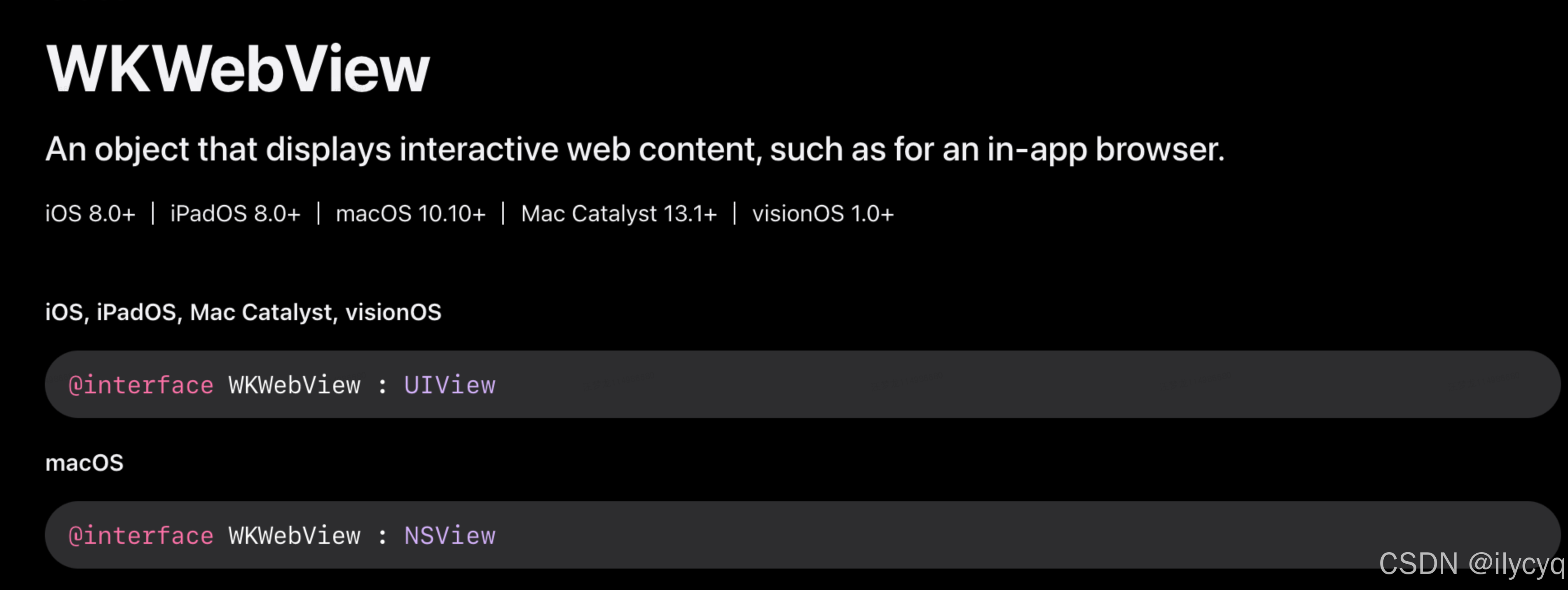 iOS WebView