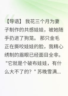 《娃娃苏晚雪李凡》三个月手工娃娃五分钟喂狗章节免费阅读