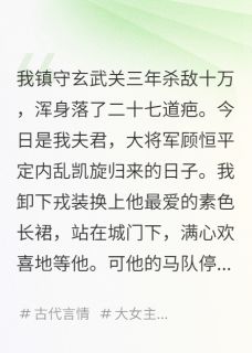 《顾恒沈念柳鸢》小说大结局在线阅读_将军凯旋，是我替他守了三年国门小说全文